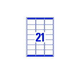 ADDRESS LABELS L7160-100 WITH ULTRAGRIP AND QUICKPEEL TECHNOLOGY, 63.5 X 38.1 MM, 21 LABELS PER SHEET, 100 SHEETS IN A PACK